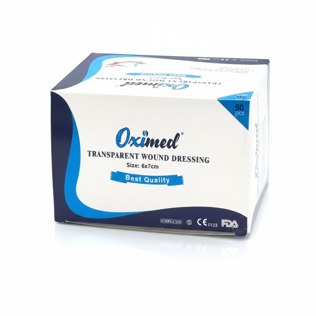 Transparent wound Dressing Pad with Sterile 6x7cm ( 50 PCS/BOX)