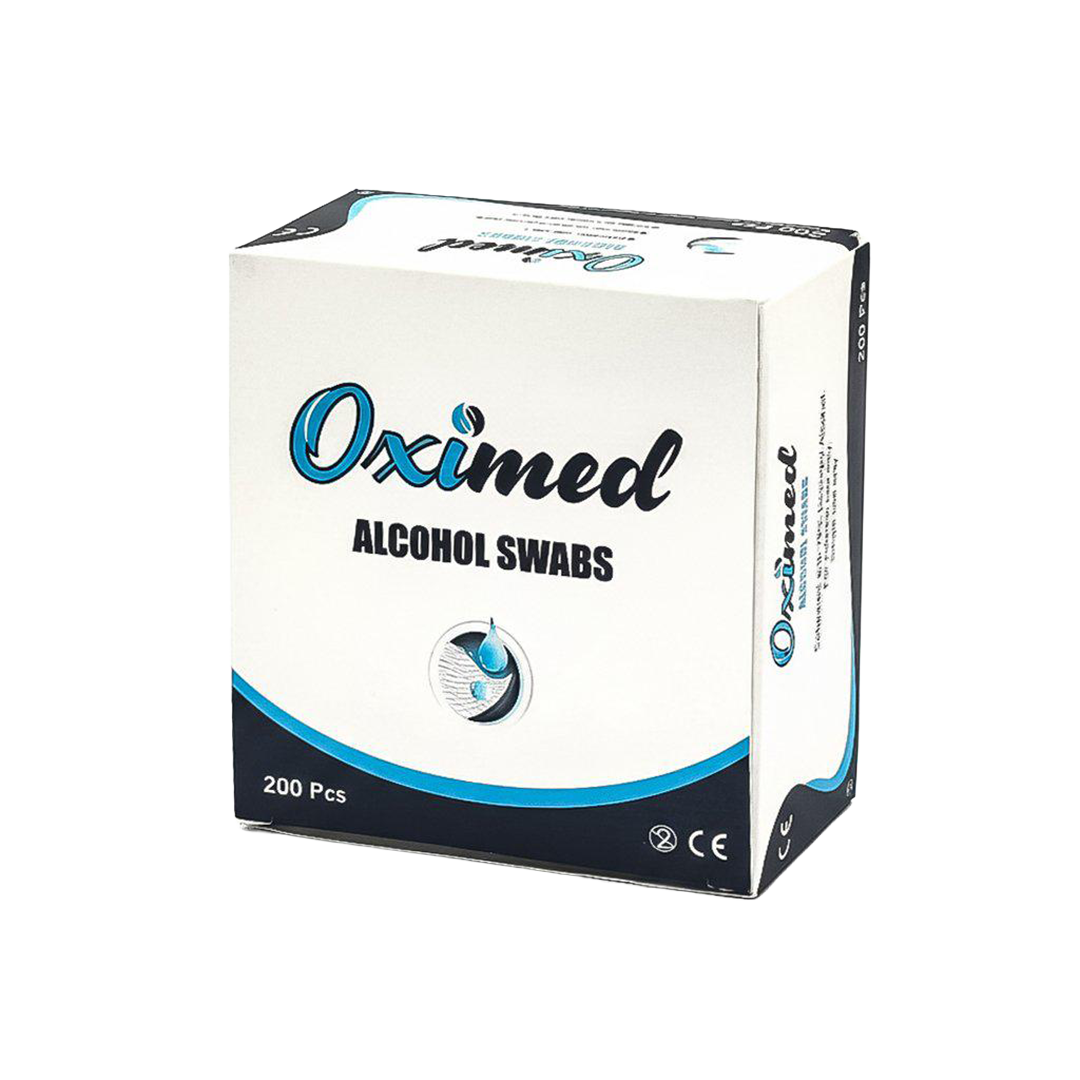 Alcohol Swabs  Pad / wipes sterile with 70% isopropryl Alcohol  pads  - 200 pcs  /BOX